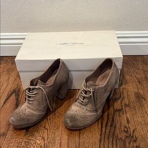 All Saints Women's Taupe Lace-Up Heels